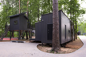 Гостевой дом в Янино: Идеальное слияние с лесным ландшафтом