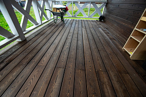 Терраса из лиственницы