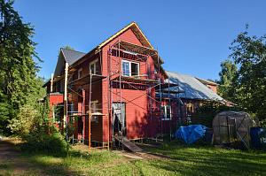 каркас дома два этажа