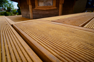 терраса из лиственницы сорт аб