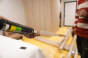 перегородка деревянная 6