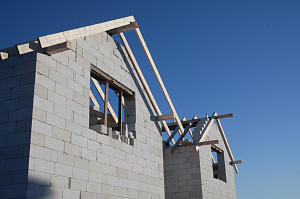 двухэтажный дом из газоблока