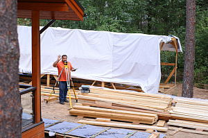 Элегантный банный комплекс с террасой 