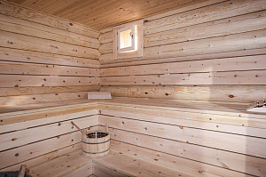 Баня мечты в Бобровом: комплексная отделка и покраска сруба