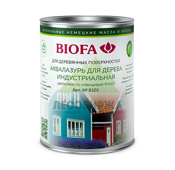 Аквалазурь для дерева BIOFA 8101