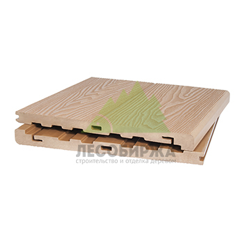 Ступень полнотелая Polivan Singaraja 3D 320х27/20х2900, песочный