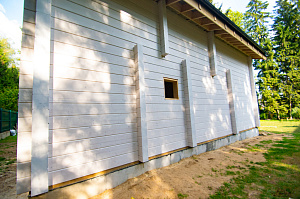 шлифовка дома из бруса