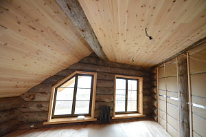 кедровый потолок