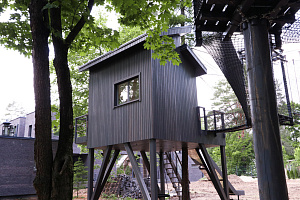 Уникальные всесезонные домики на дереве в LESO Парке