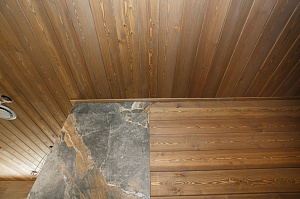 деревянная отделка бани