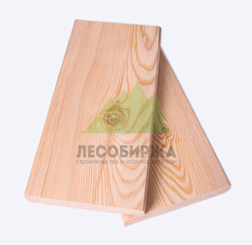 Палубная доска из лиственницы сорт АВ(В) 95x28x6000