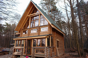 Шлифовка и покраска деревянных домов