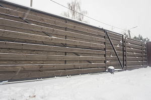 забор деревянный 1