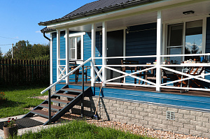 Кикино: перешлифовка и перекраска фасада системой Renner с ресурсом до 10 лет