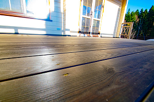 терраса покрашенная в цехе лесобиржа