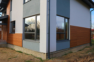 Дизайн стен дома снаружи