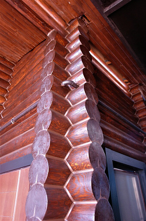 бревенчатый дом