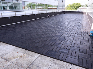 Преображение эксплуатируемой кровли: Терраса из термососны в Ленинградской области