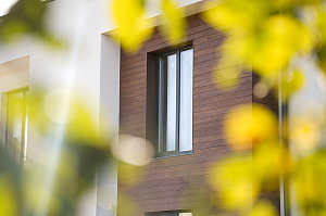 Фасад и баня в стиле 