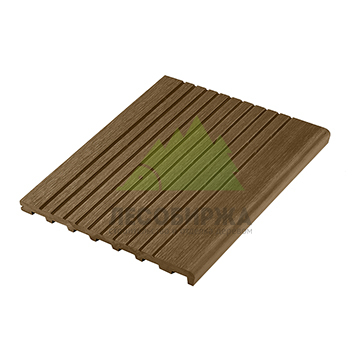 Ступень полнотелая UnoDeck Scala 345х23х3000, орех