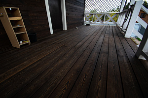 терраса брашированная и крашеная