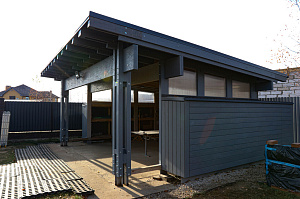 Монтаж крыши