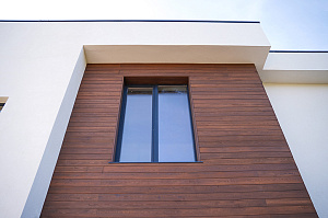 Фасад и баня в стиле 