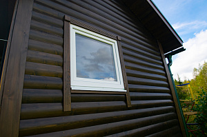 блок хаус покрашенный в цехе