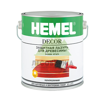 Защитная лазурь для древесины Hemel Wood Stain