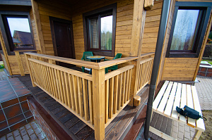 деревянные ограждения для террас