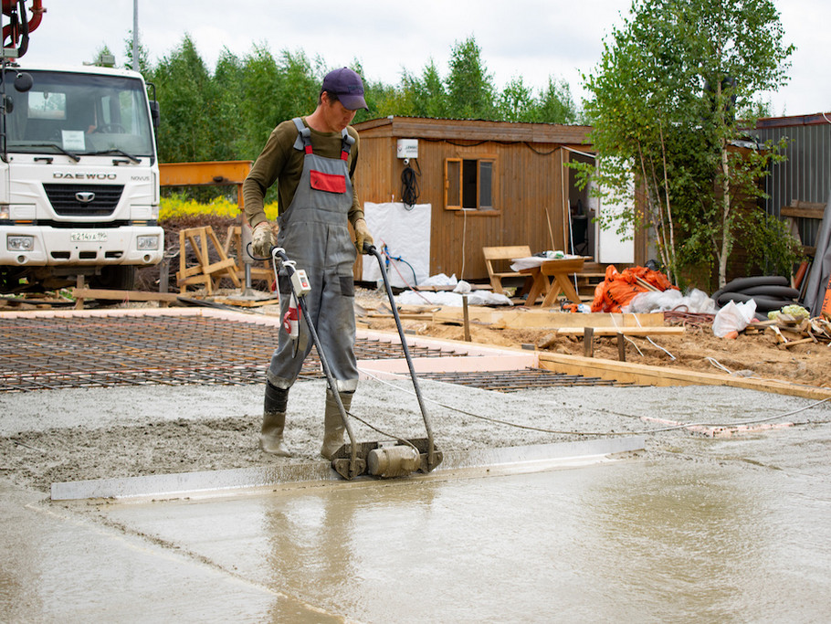 Монолитный фундамент для двухэтажного дома в Каменном Берегу