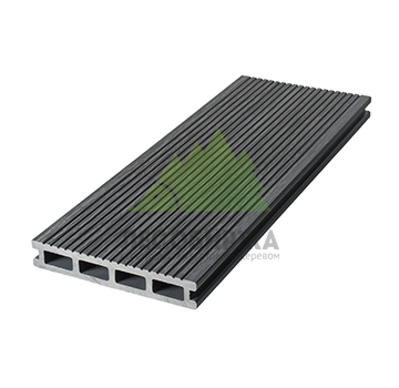 Террасная доска из ДПК TalverWood вельвет/3D 150х25х4000, серый