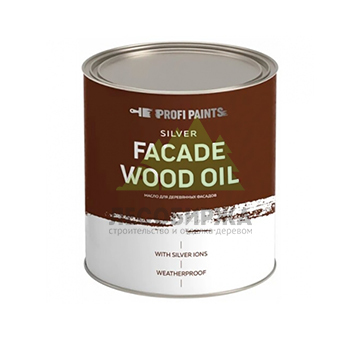 Масло для фасада атмосферостойкое ProfiPaints Silver Facade Wood Oil