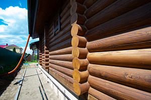 покраска дома маслами renner