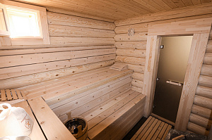 Баня мечты в Бобровом: комплексная отделка и покраска сруба
