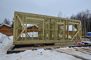 строим карккасный дом