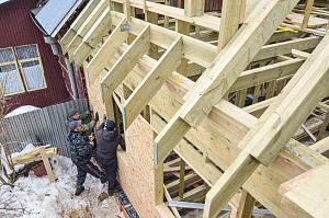 каркасник два этажа