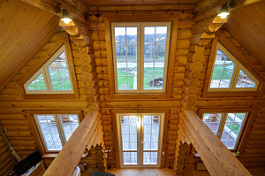 Отделка деревянного дома имитацией бруса