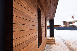 облиц-1овка фасада термодревесинойоблицовка фасада термососной