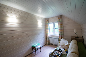 имитация бруса под белесым лаком