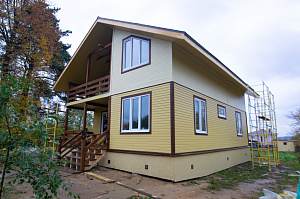 крашеный фасад