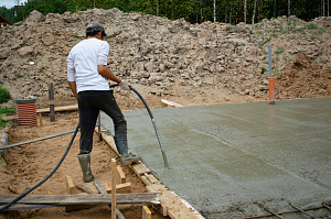 стадии заливки бетона