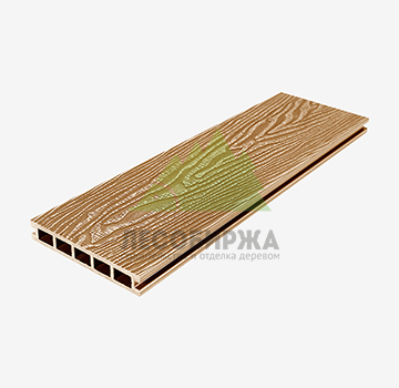 Террасная доска из ДПК пустотелая UnoDeck Vintage 150х24х4000, орех