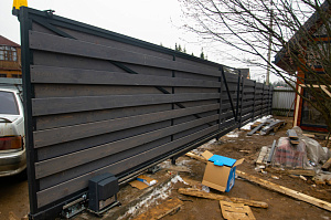 откатные ворота