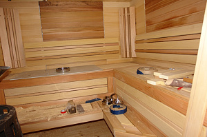 Отделка сауны