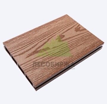 Террасная доска МПК Strada пустотелая шлифовка+тиснение 140х25х3000, C