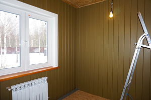 отделка имитацией бруса