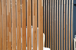 Проект зонирования мастерской в Ропшинский квартал 3: функциональные реечные системы из хвои от Лесобиржа-Спб