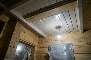 Планкен на потолке