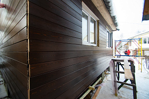 планкен из лиственницы для фасада